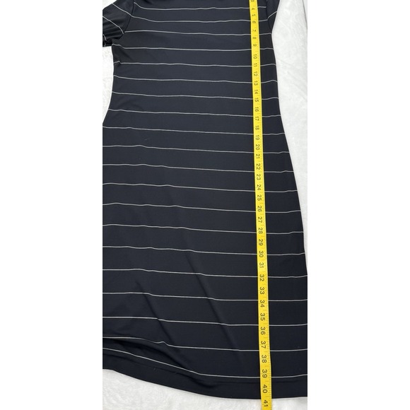 Lauren Ralph Lauren Cowl Full Zip Sz Pet M & Thin Blk Whte Stripe dress Sz M - Picture 10 of 11